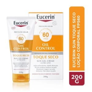 Eucerin Sun Loção Corporal Oil Control Toque Seco FPS 60 200ml